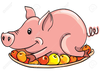 Pig Eating Clipart Free Image