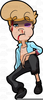 Injured Man Clipart Image