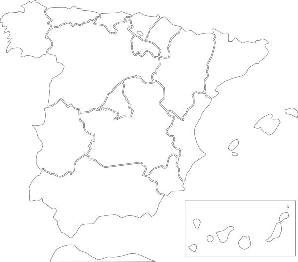 clipart map of spain - photo #45