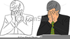 Frustrated Computer Clipart Image