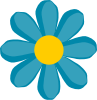 Blue Flower Clip Art