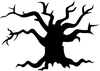 Spooky Tree Clipart Image