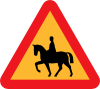 Horse Riders Road Sign Clip Art