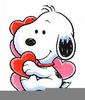 Animated Snoopy Valentine Clipart Image
