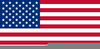 U S Flag Banner Clipart Image