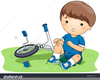 Bicycle Accident Clipart Image
