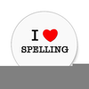 Spelling Clipart Black And White Image