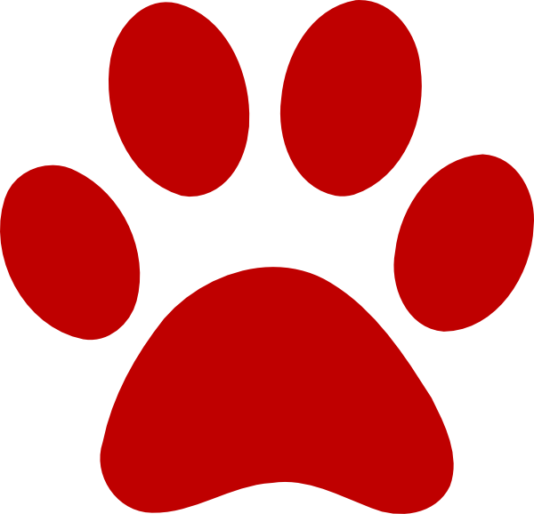clipart of dog paw prints - photo #41