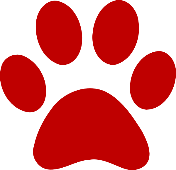 tiger paw print clip art - photo #49