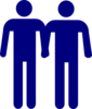 Men Holding Hands Clip Art