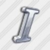 Icon Text Italic 2 Image