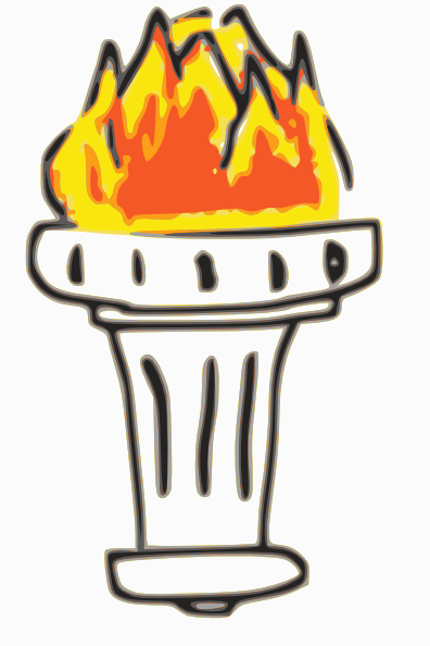 fire torch clipart - photo #3