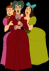 Ugly Sisters Clipart Image