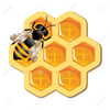 Honey Honeycomb Clipart Image