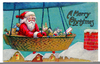 Patriotic Santa Clipart Image