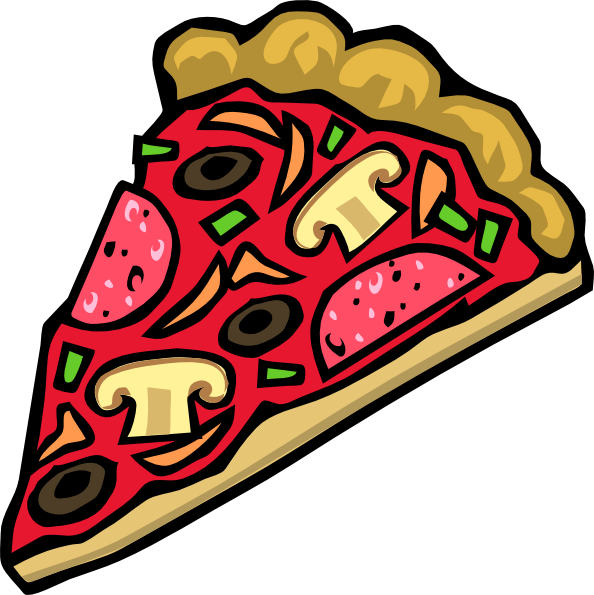 clipart of pizza slices - photo #9