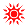 Red Sun Clip Art