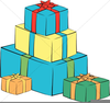 Clipart Birthday Cake Presents Image