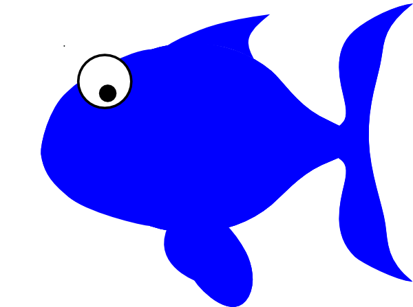 clipart blue fish - photo #11