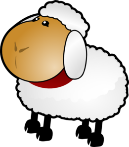 Sheep Rotate 2 Clip Art Clker Vector Online Royalty Free
