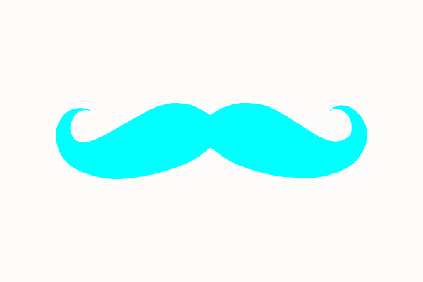 green mustache clip art - photo #7