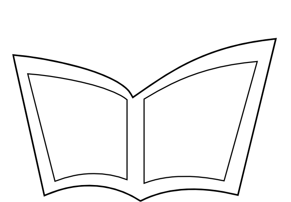 flat open book clipart - photo #5
