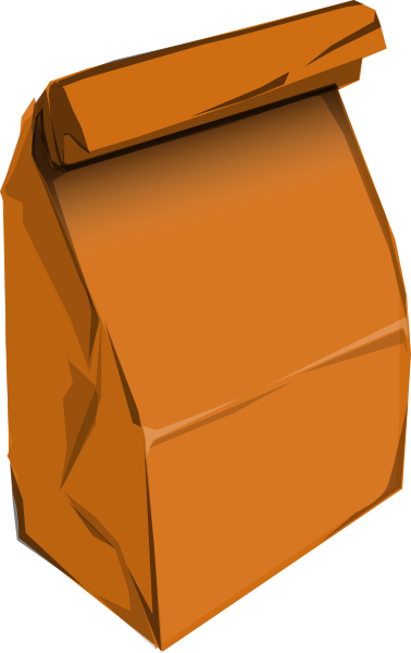 brown paper bag clipart - photo #7
