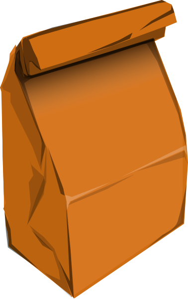 brown bag clip art free - photo #12