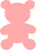 Pink Bear Clip Art