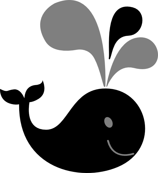 Cute Whale Clip Art at Clker.com - vector clip art online, royalty free