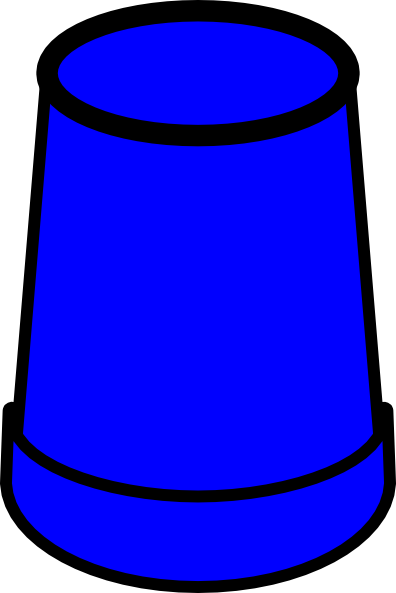 Blue Cup Clip Art at Clker.com - vector clip art online, royalty free