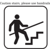 Please Hold Handrails Clip Art