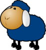 Blue Sheep Clip Art