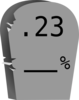 Math Headstone Clip Art