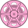 Pink Reel Clip Art