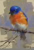 Blue Bird Painting Image