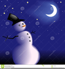 The Night Sky Clipart Image