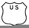 Highway Symbols Clipart Image