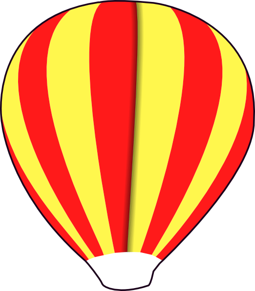 Hot Air Balloon Cartoon. Hot Air Ballon clip art
