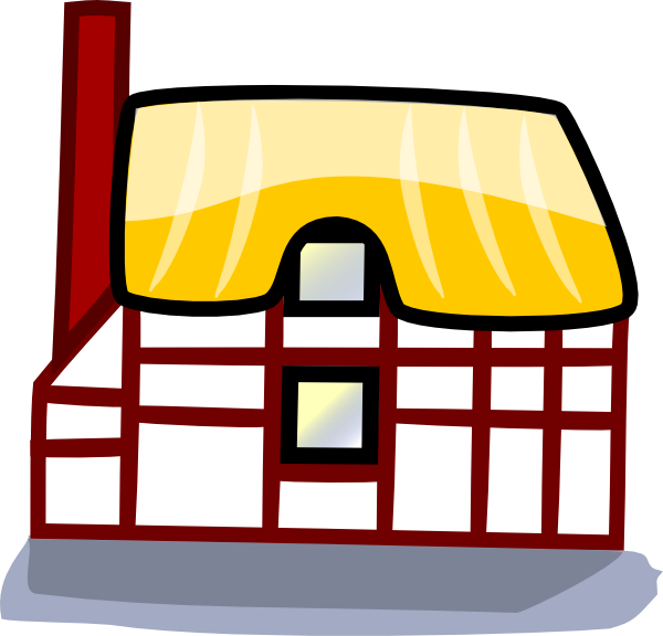 brick house clipart. Homes Clipart