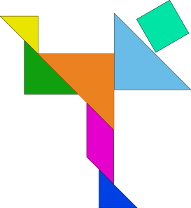Tangram Puzzle Game Clip Art