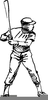 Baseball Batter Drawing Image