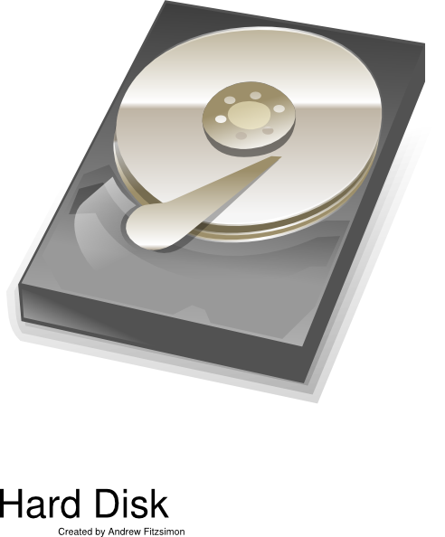 Hard Disk Clip Art at Clker.com - vector clip art online, royalty free