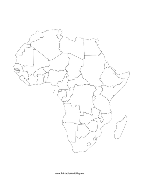 africa outline clip art - photo #27