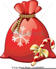 Santa With Sack Clipart Image