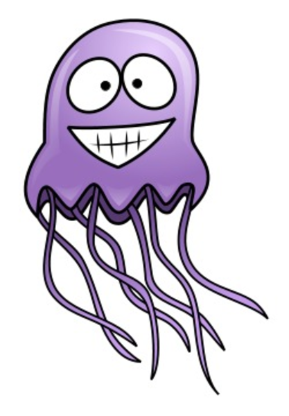 moving jellyfish clipart - photo #41