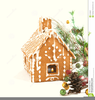 Free Clipart Christmas Gingerbread House Image