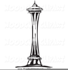 Space Needle Clipart Image