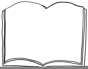 Open Book Outline Clip Art At Clker Com Vector Clip Art Online