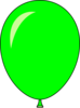 New Green Balloon - Light Lft Clip Art